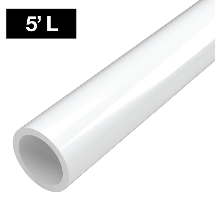 1-1/4 in. Schedule 40 PVC Pipe (Bundle of 100 Feet, in 5' lengths)