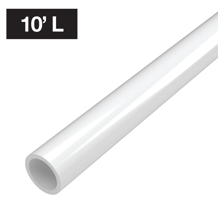 1/2 in. Schedule 40 PVC Pipe (Bundle of 250 Feet, in 10' lengths)