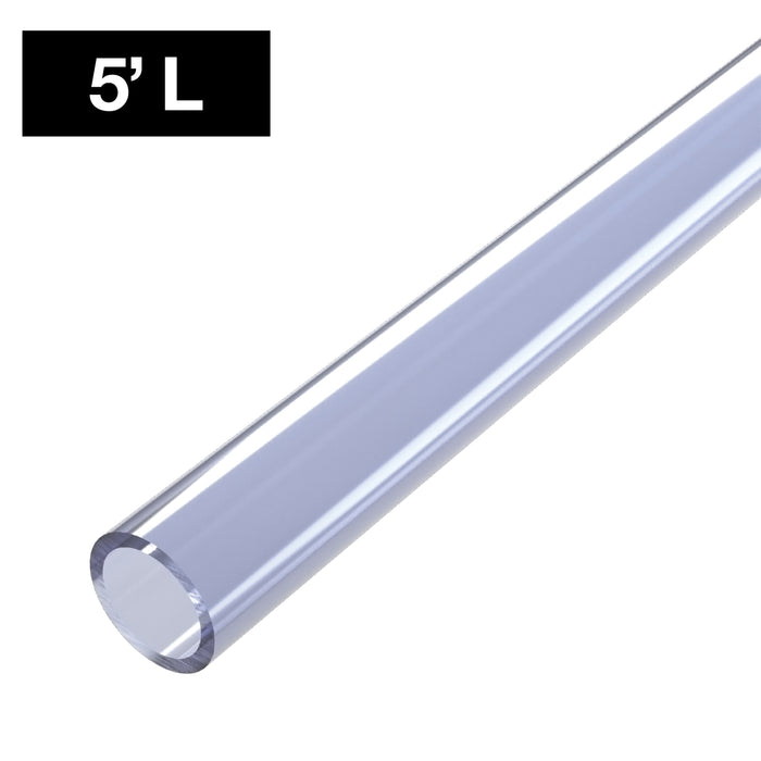 3/4 in. Schedule 40 Clear PVC Pipe (Bundle of 100 Feet, in 5' lengths)