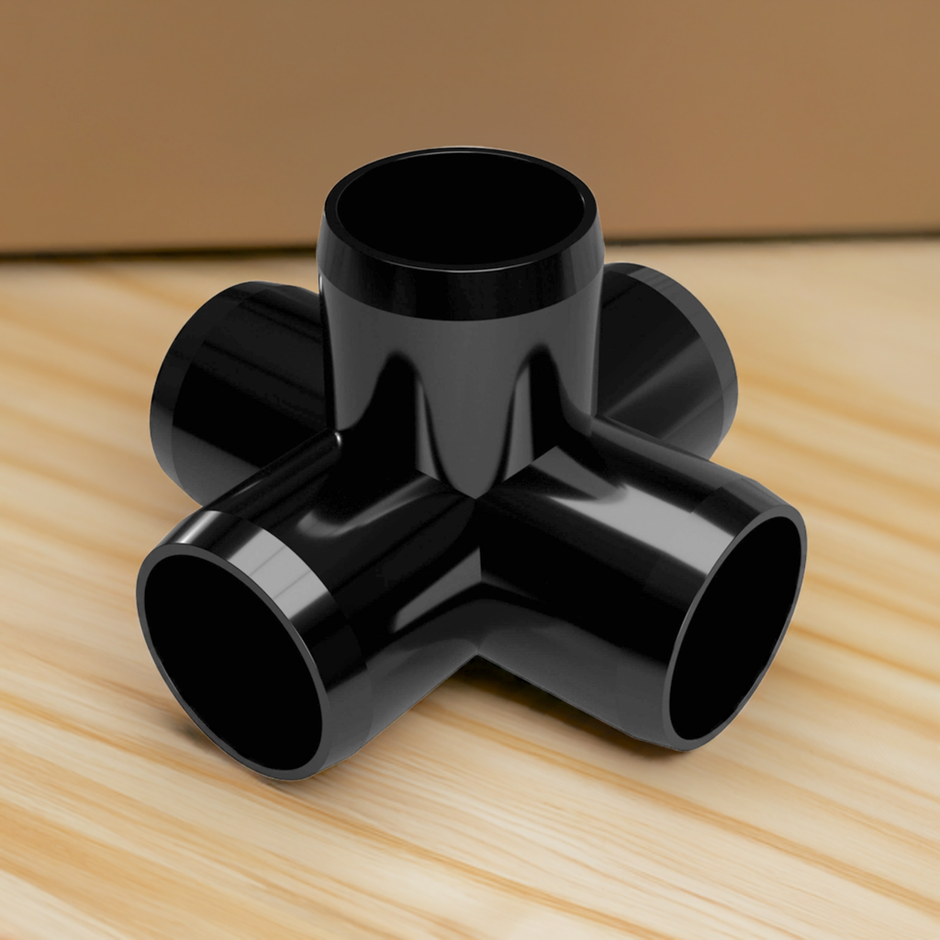 5-Way PVC Cross – FORMUFIT Direct