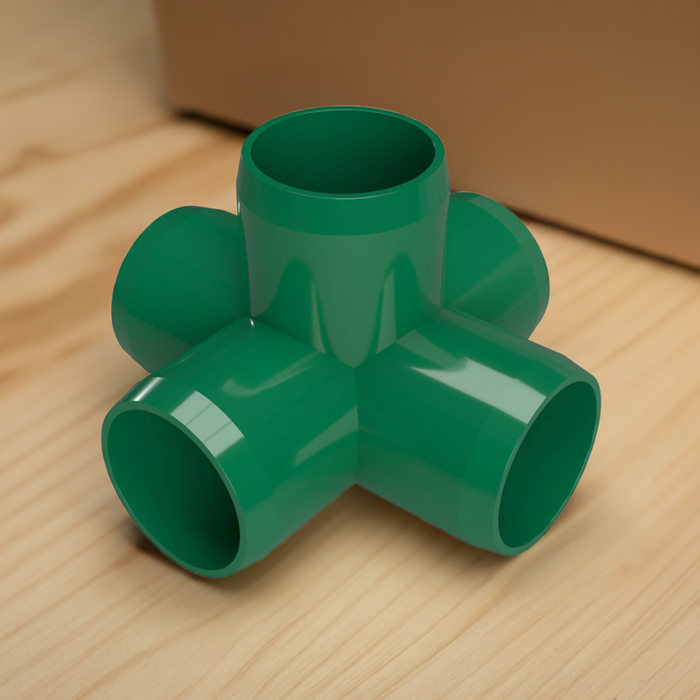 1/2 in. 5-Way Cross PVC Fitting (Box of 80)