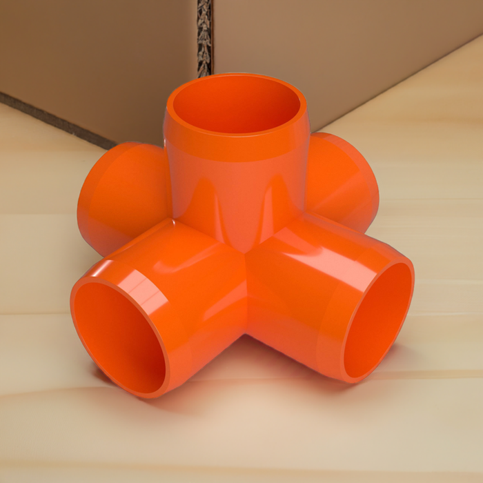 1/2 in. 5-Way Cross PVC Fitting (Box of 80)