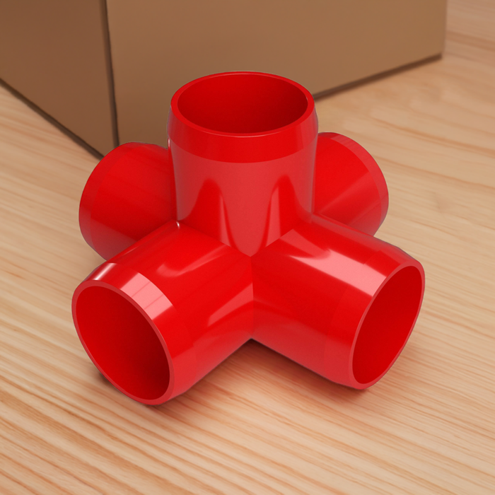 1/2 in. 5-Way Cross PVC Fitting (Box of 80)