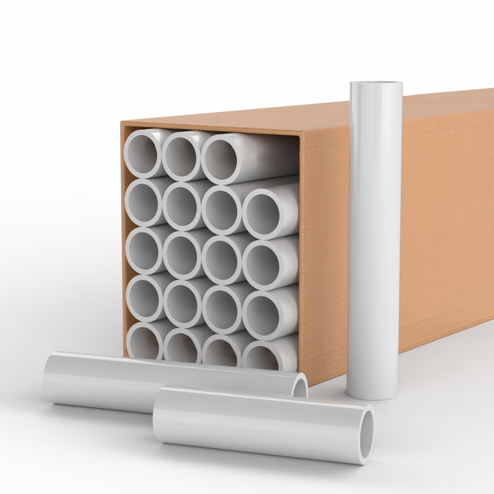 1 in. Furniture Grade Schedule 40 PVC Pipe, 100 ft. (Custom Cut Lengths)