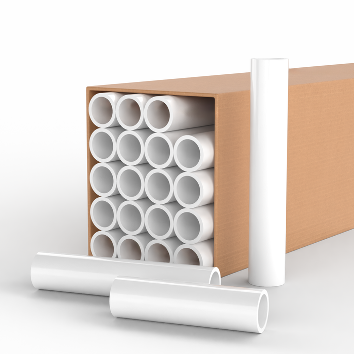 1 in. Furniture Grade Schedule 40 PVC Pipe, 100 ft. (Custom Cut Lengths)