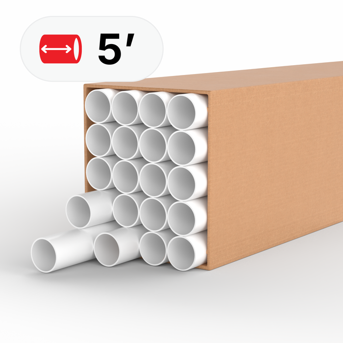 1 in. Furniture Grade Thinwall PVC Pipe, 100 ft. (20x 5 ft. Lengths)