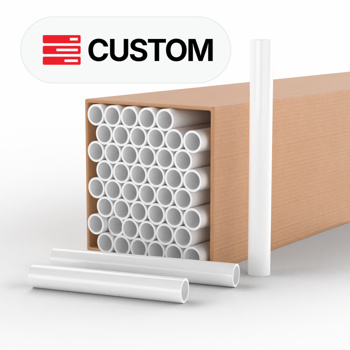 1/2 in. Furniture Grade Schedule 40 PVC Pipe, 250 ft. (Custom Cut Lengths)