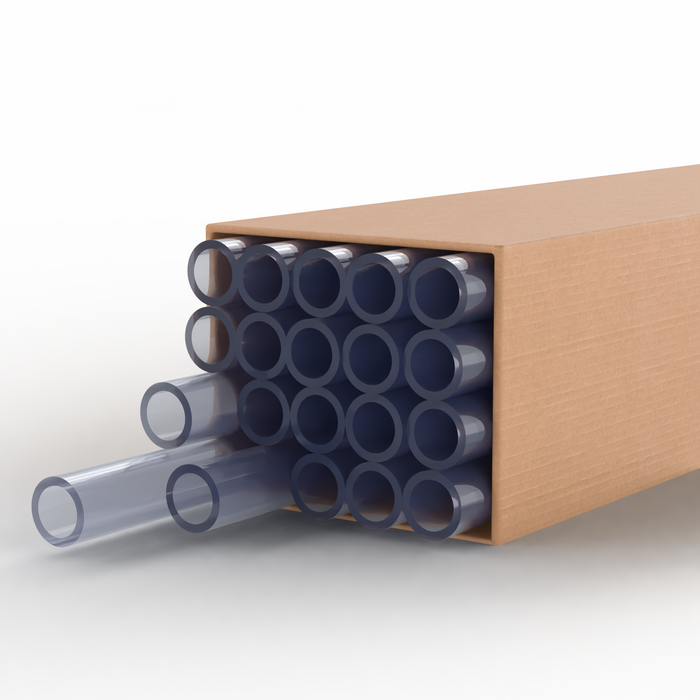 3/4 in. Clear Furniture Grade Schedule 40 PVC Pipe, 100 ft. (20x 5 ft. Lengths)