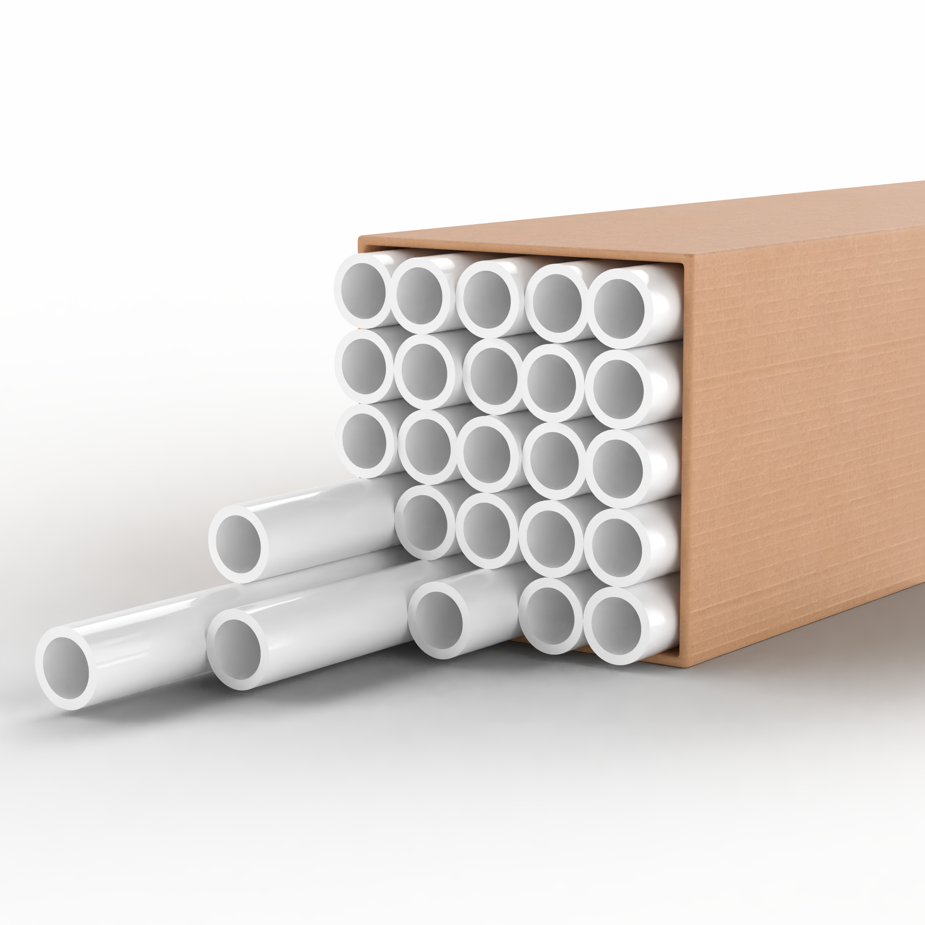 1/2 in. Furniture Grade Schedule 40 PVC Pipe, 250 ft. (25x 10 ft. Lengths)
