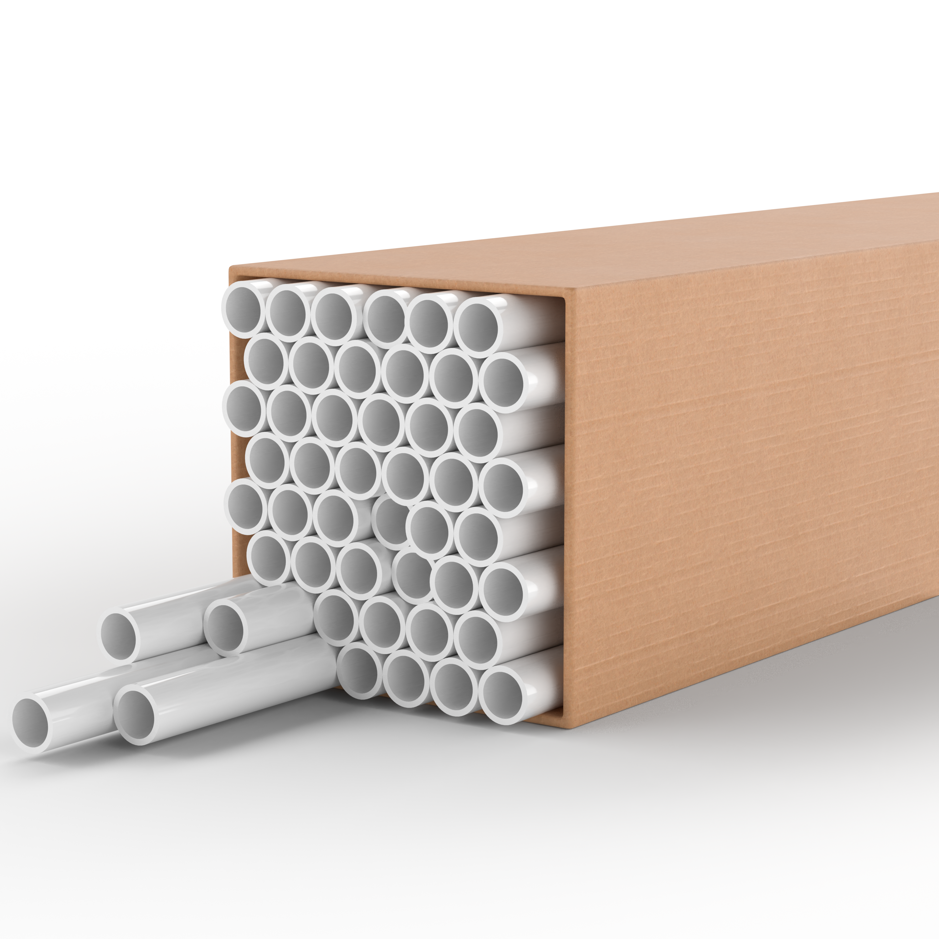 1/2 in. Furniture Grade Schedule 40 PVC Pipe, 250 ft. (50x 5 ft. Lengths)