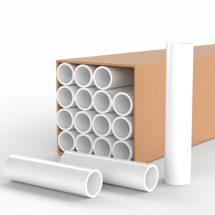 1-1/2 in. Furniture Grade Schedule 40 PVC Pipe, 100 ft. (Custom Cut Lengths)