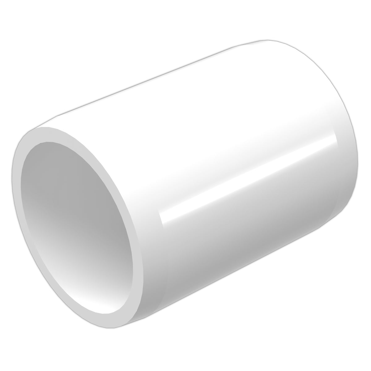 1/2 in. PVC External Coupling (Box of 50) | FORMUFIT Direct