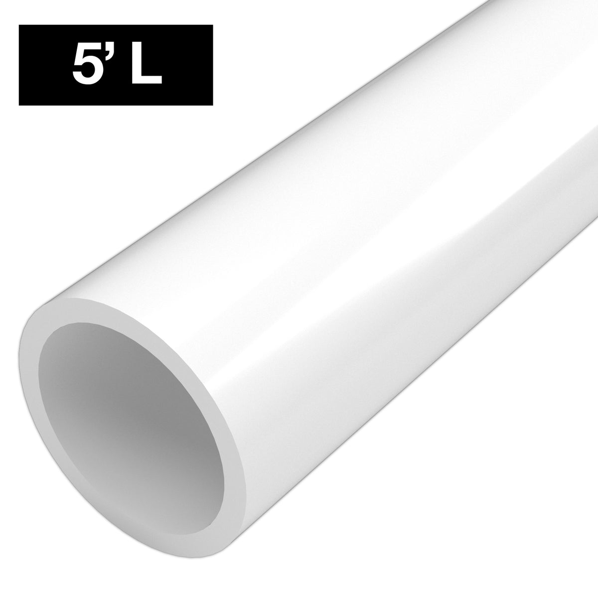 2 in. Schedule 40 PVC Pipe (Bundle of 45 Feet, in 5' lengths